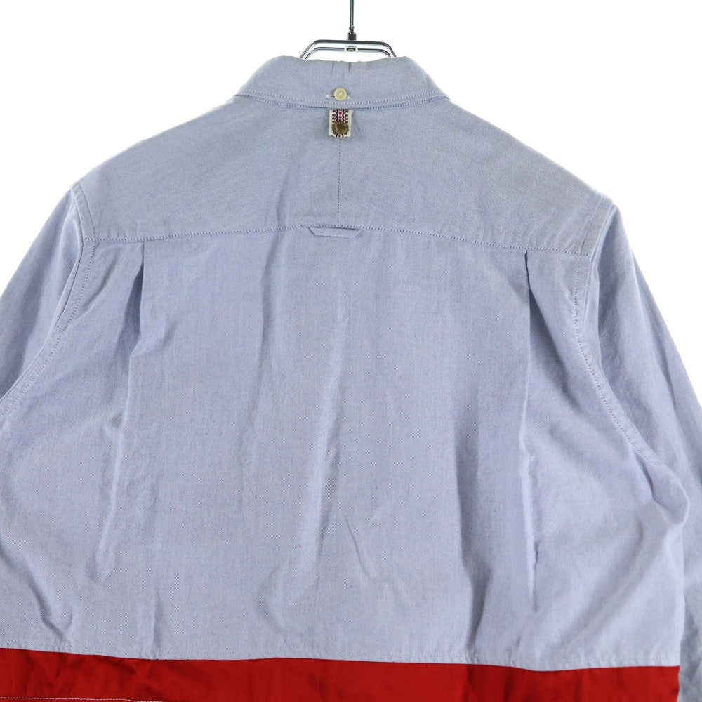 VISVIM(ヴィスヴィム) LUNGTA B.D. STARS L/S SHIRT 長袖シャツ ライトブルー 0116105011004