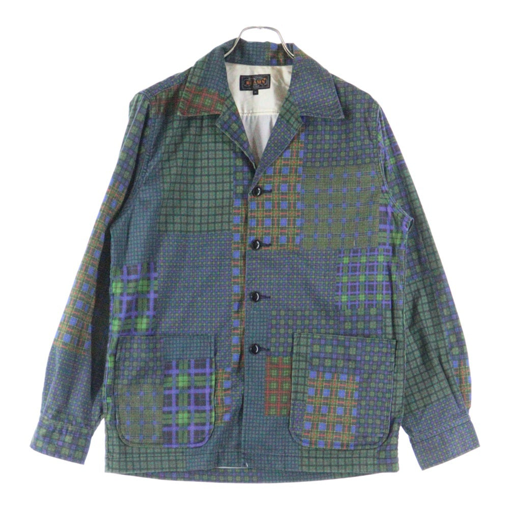 BEAMS+(ビームスプラス) チェック総柄 長袖シャツ マルチカラー 11-16-0364-139