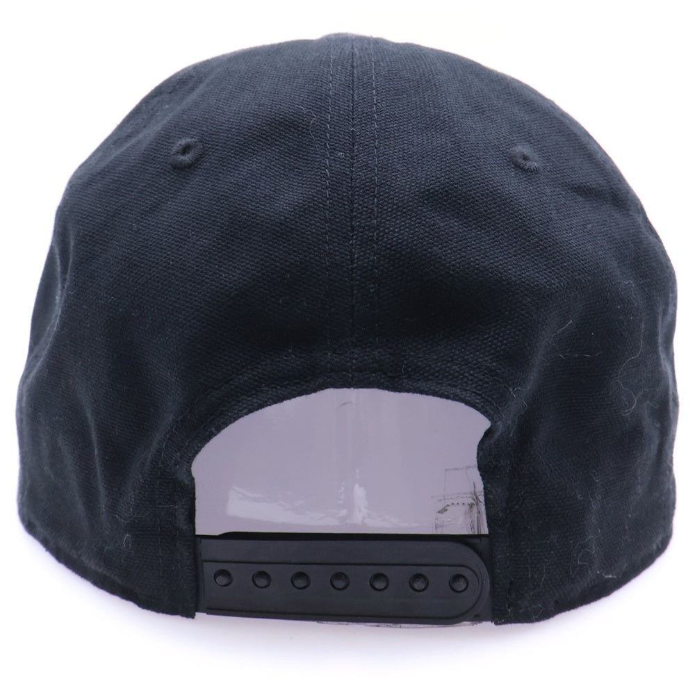 CARHARTT(カーハート) LOGO CAP ロゴパッチ付き ベースボールキャップ 帽子 ブラック IO23099