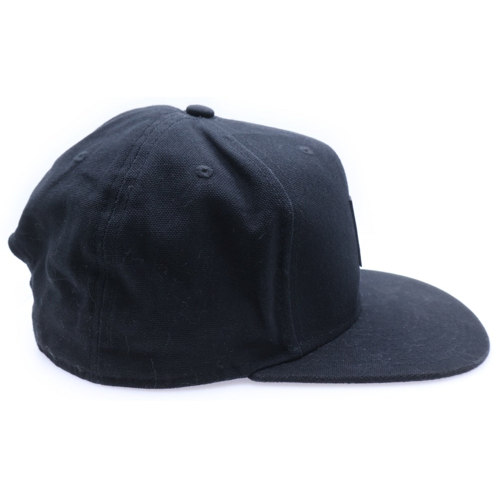 CARHARTT(カーハート) LOGO CAP ロゴパッチ付き ベースボールキャップ 帽子 ブラック IO23099