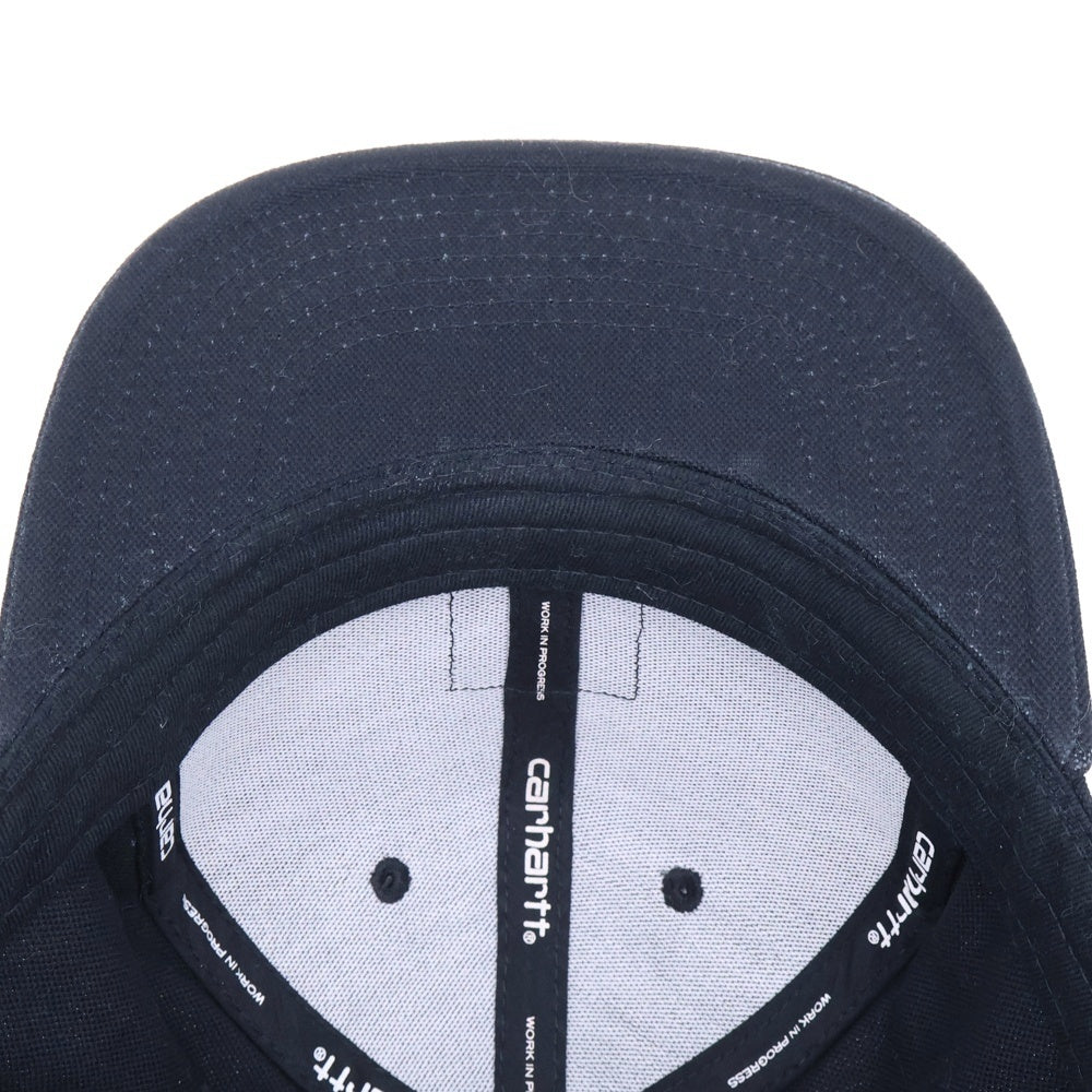CARHARTT(カーハート) LOGO CAP ロゴパッチ付き ベースボールキャップ 帽子 ブラック IO23099