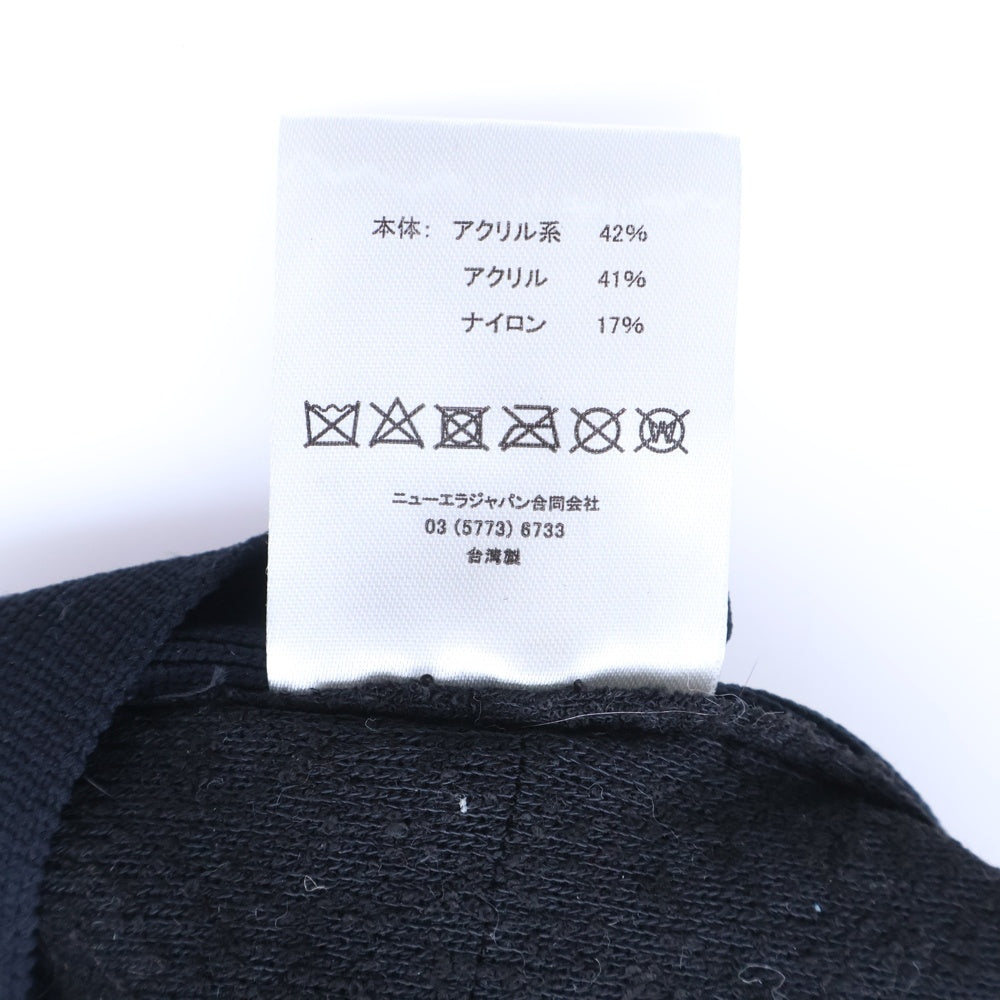 NEW ERA(ニューエラ) ロゴプレート付き バケットハット 帽子 ブラック