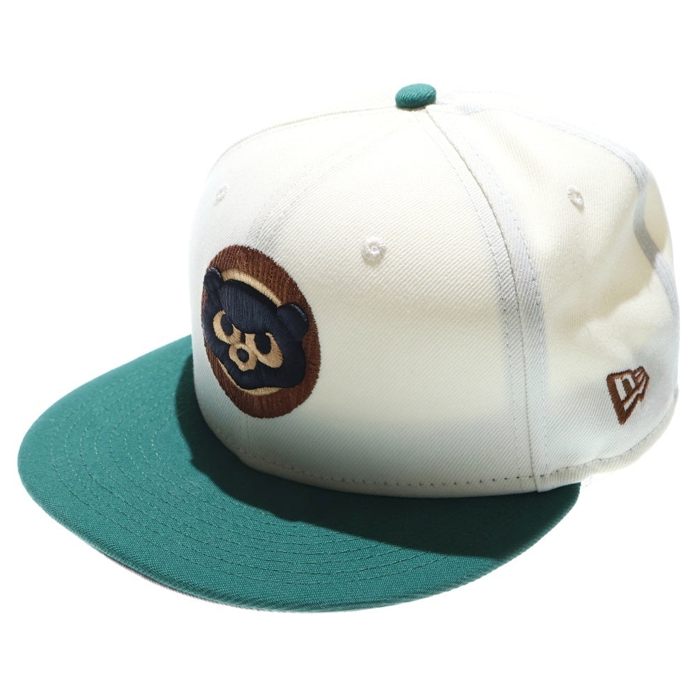 NEW ERA(ニューエラ) 59FIFTY シカゴカブス クーパーズタウン ベースボールキャップ ホワイト/グリーン