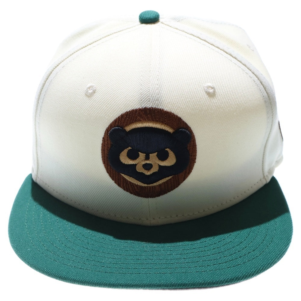 NEW ERA(ニューエラ) 59FIFTY シカゴカブス クーパーズタウン ベースボールキャップ ホワイト/グリーン