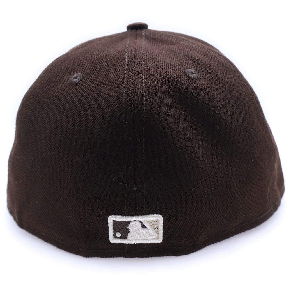 NEW ERA(ニューエラ) 59FIFTY サンディエゴパドレス ベースボールキャップ ブラウン