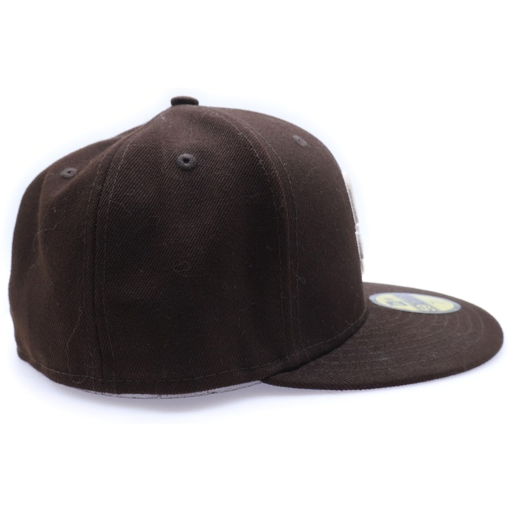 NEW ERA(ニューエラ) 59FIFTY サンディエゴパドレス ベースボールキャップ ブラウン