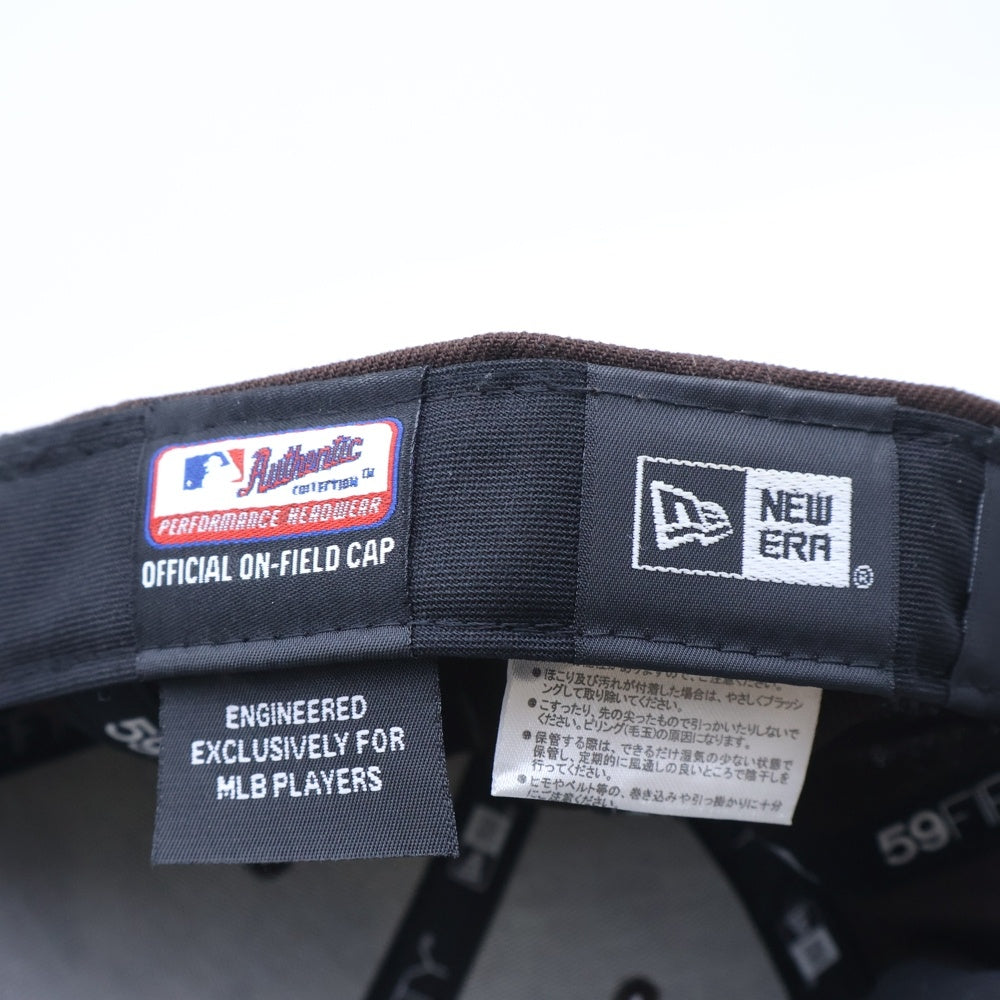 NEW ERA(ニューエラ) 59FIFTY サンディエゴパドレス ベースボールキャップ ブラウン