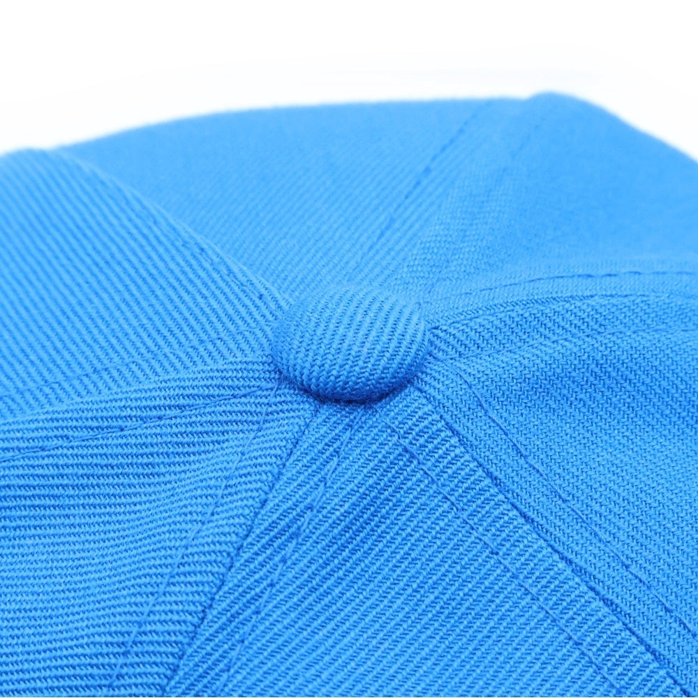 STUSSY(ステューシー) フロント刺繍ロゴ スナップバックキャップ ブルー