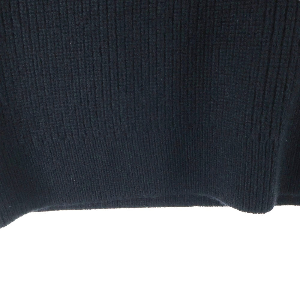 FRED PERRY(フレッドペリー) フロント刺繍ロゴ Vネックニットベスト レディース ブラック FZ7230