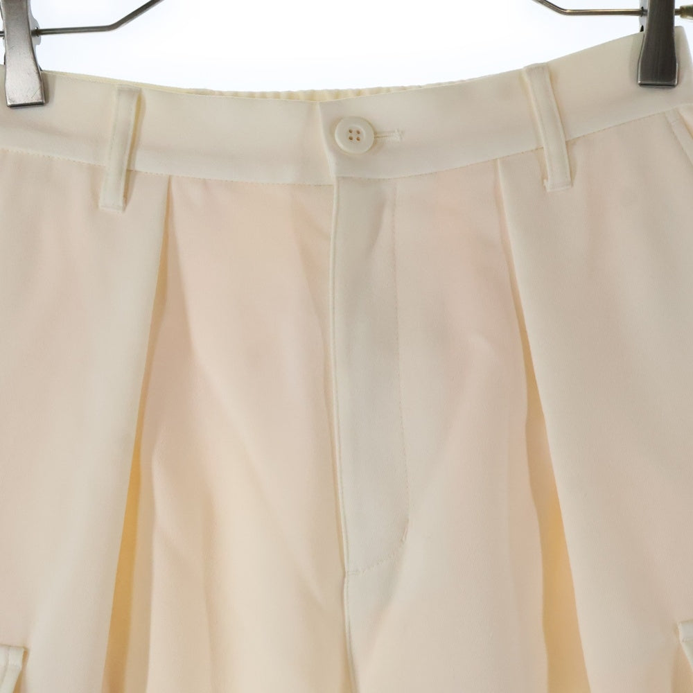 BEAUTY&YOUTH UNITED ARROWS(ビューティーアンドユースユナイテッドアローズ) ポリエステルツイル カーゴパンツ アイボリー 1614-199-5958