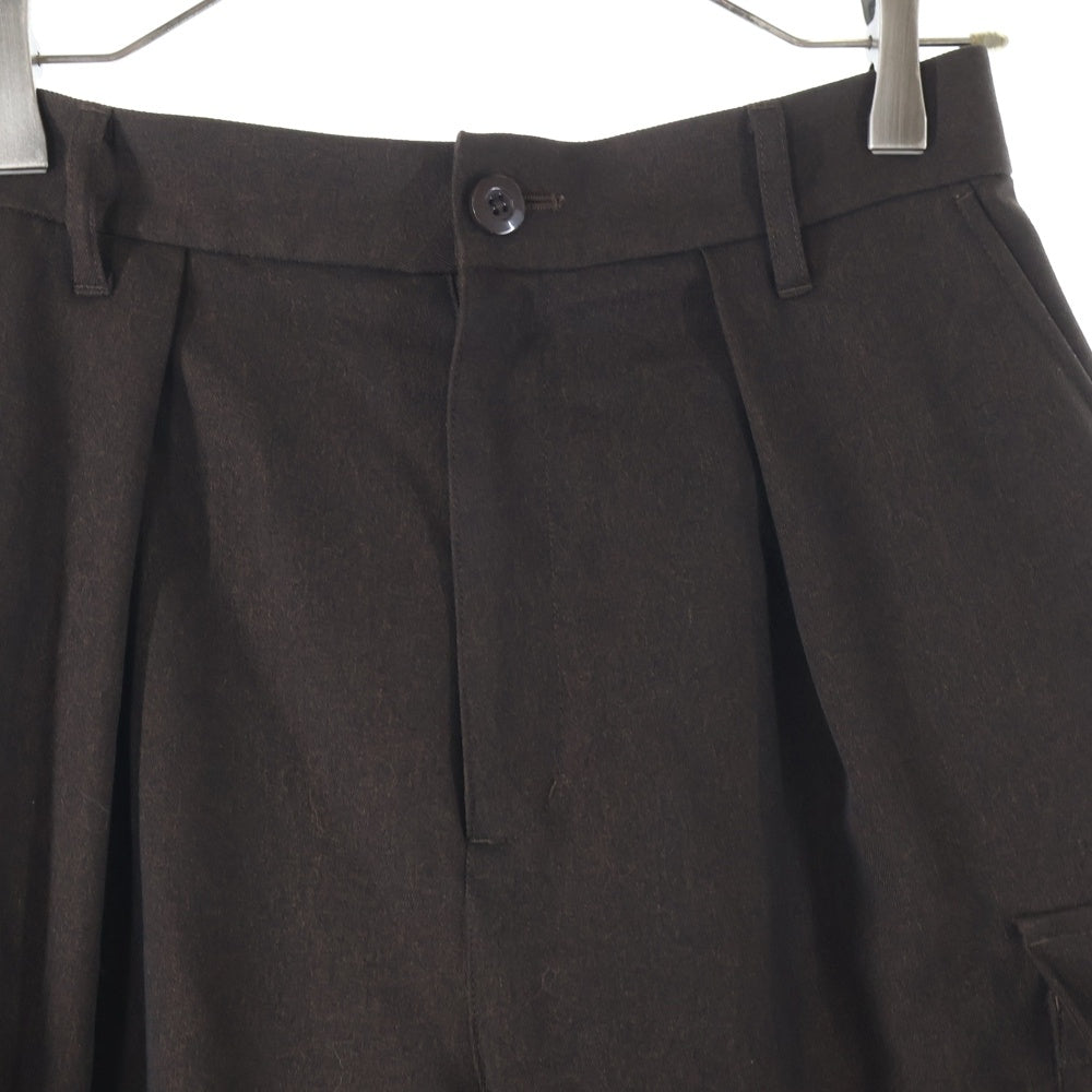 BEAUTY&YOUTH UNITED ARROWS(ビューティーアンドユースユナイテッドアローズ) ポリエステルツイル カーゴパンツ ブラウン 1614-199-5942