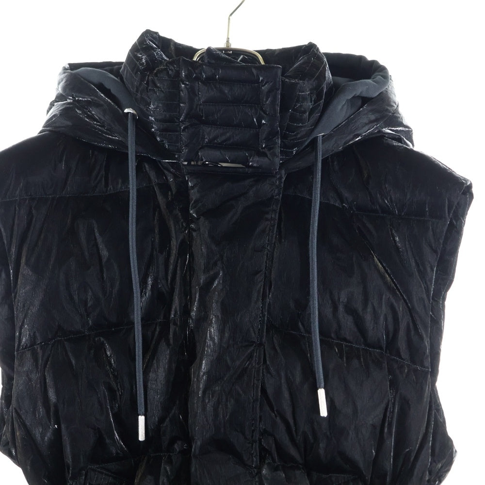 DIESEL(ディーゼル) フーディーダウンベスト レディース ブラック