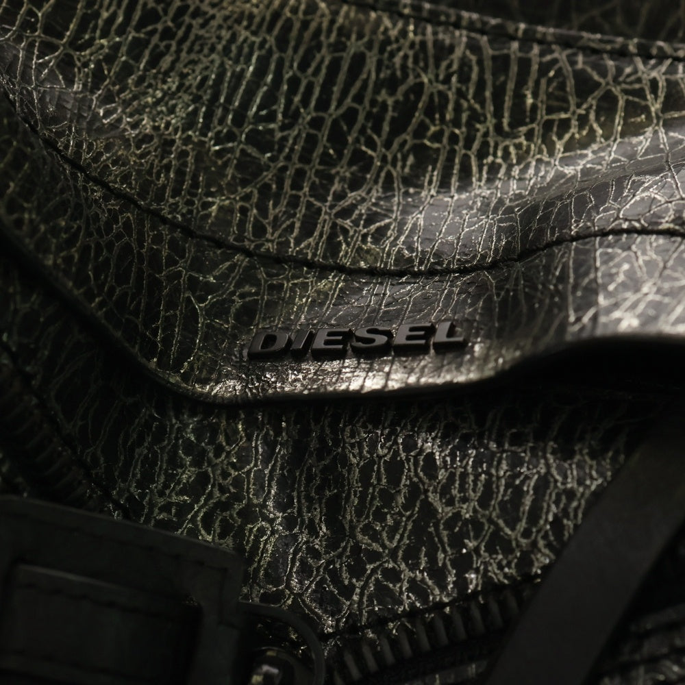 DIESEL(ディーゼル) クラック加工 バックパック リュック グレー