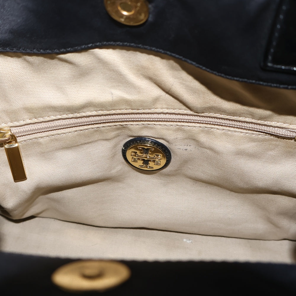 TORY BURCH(トリー バーチ) フロントロゴ ナイロントートバッグ レディース ブラック
