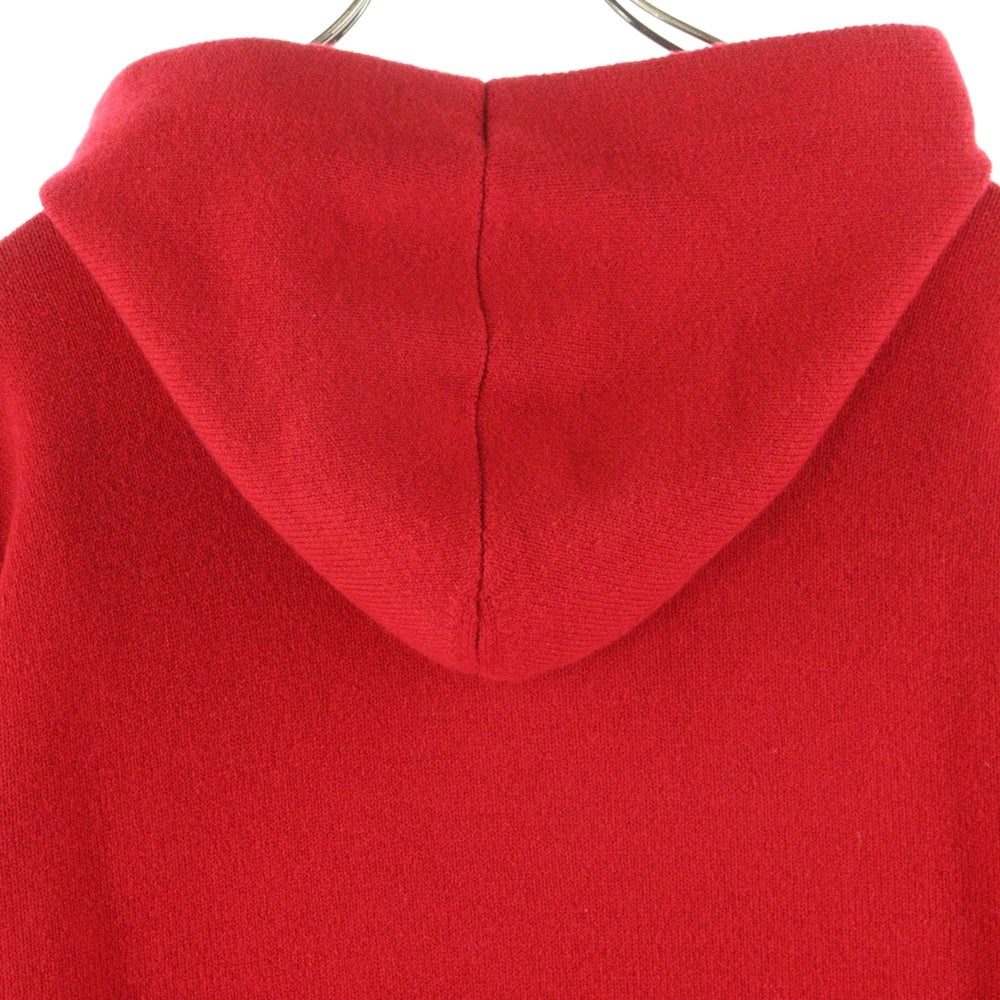 CHROME HEARTS(クロムハーツ) SAILIN ON HD PLVR CHSMR クロス パッチ 刺繍 カシミヤ プルオーバー パーカー レッド