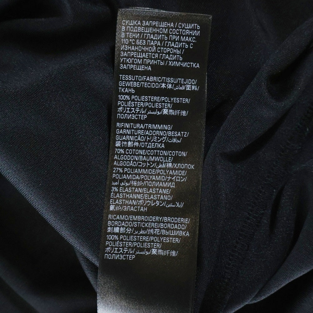 BALENCIAGA(バレンシアガ) 24SS Soccer サッカーロゴ オーバーサイズ 半袖Tシャツ ブラック 777705