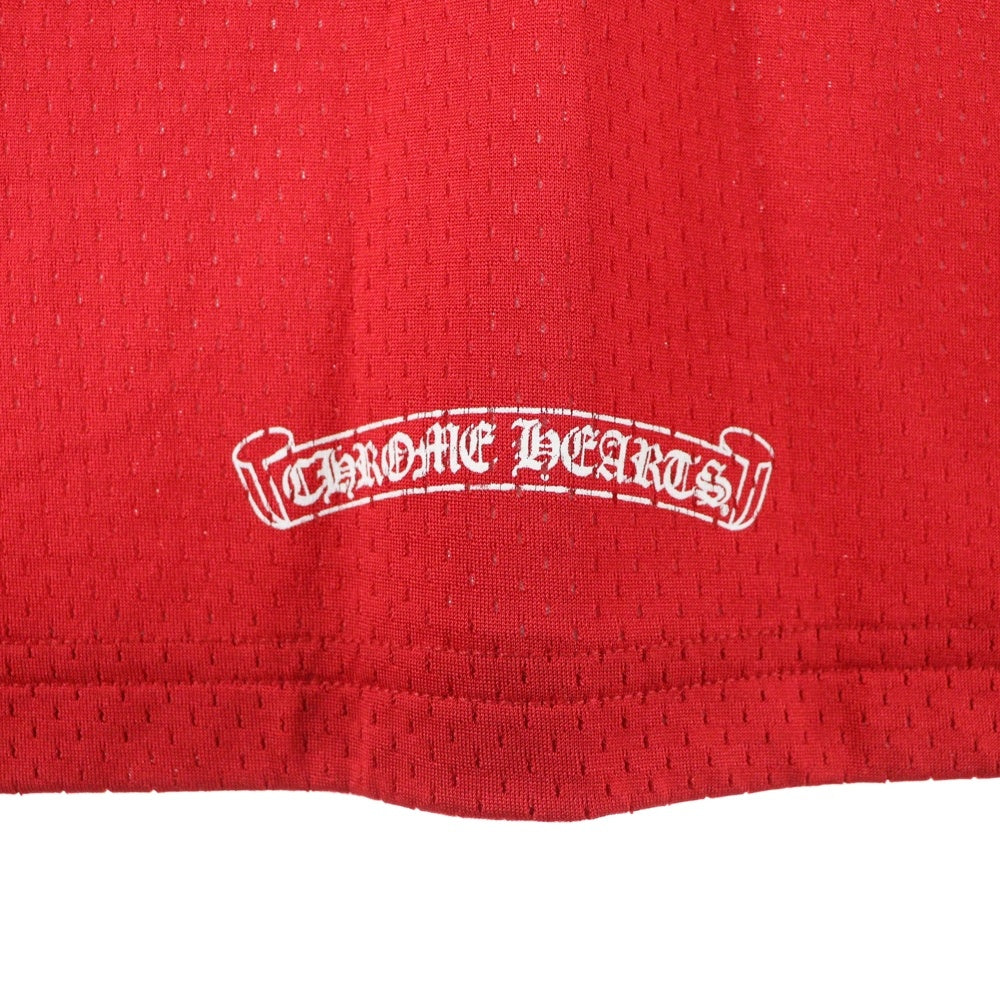 CHROME HEARTS(クロムハーツ) ×MATTY BOY MESH WARM UP JERSEY ×マッティボーイ メッシュウォームアップ バーシティジャージリバーシブルタンクトップ レッド/ホワイト