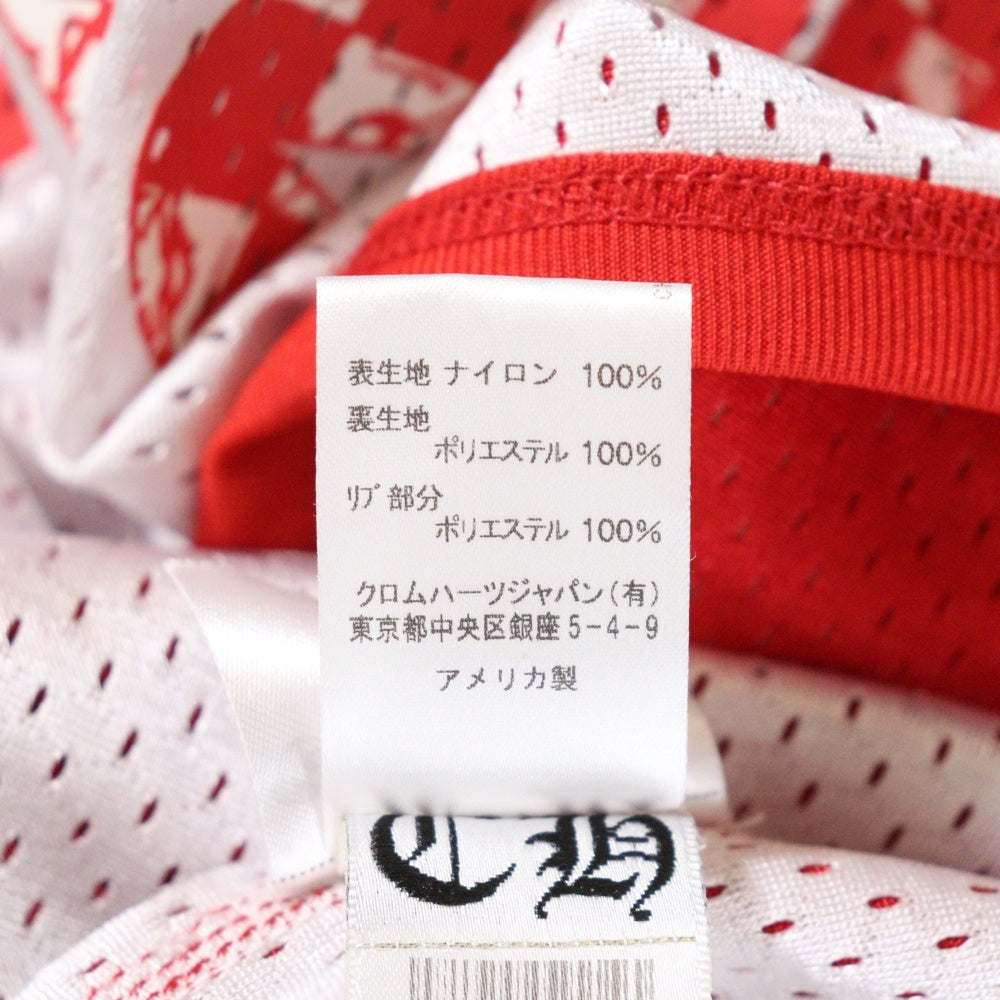 CHROME HEARTS(クロムハーツ) ×MATTY BOY MESH WARM UP JERSEY ×マッティボーイ メッシュウォームアップ バーシティジャージリバーシブルタンクトップ レッド/ホワイト