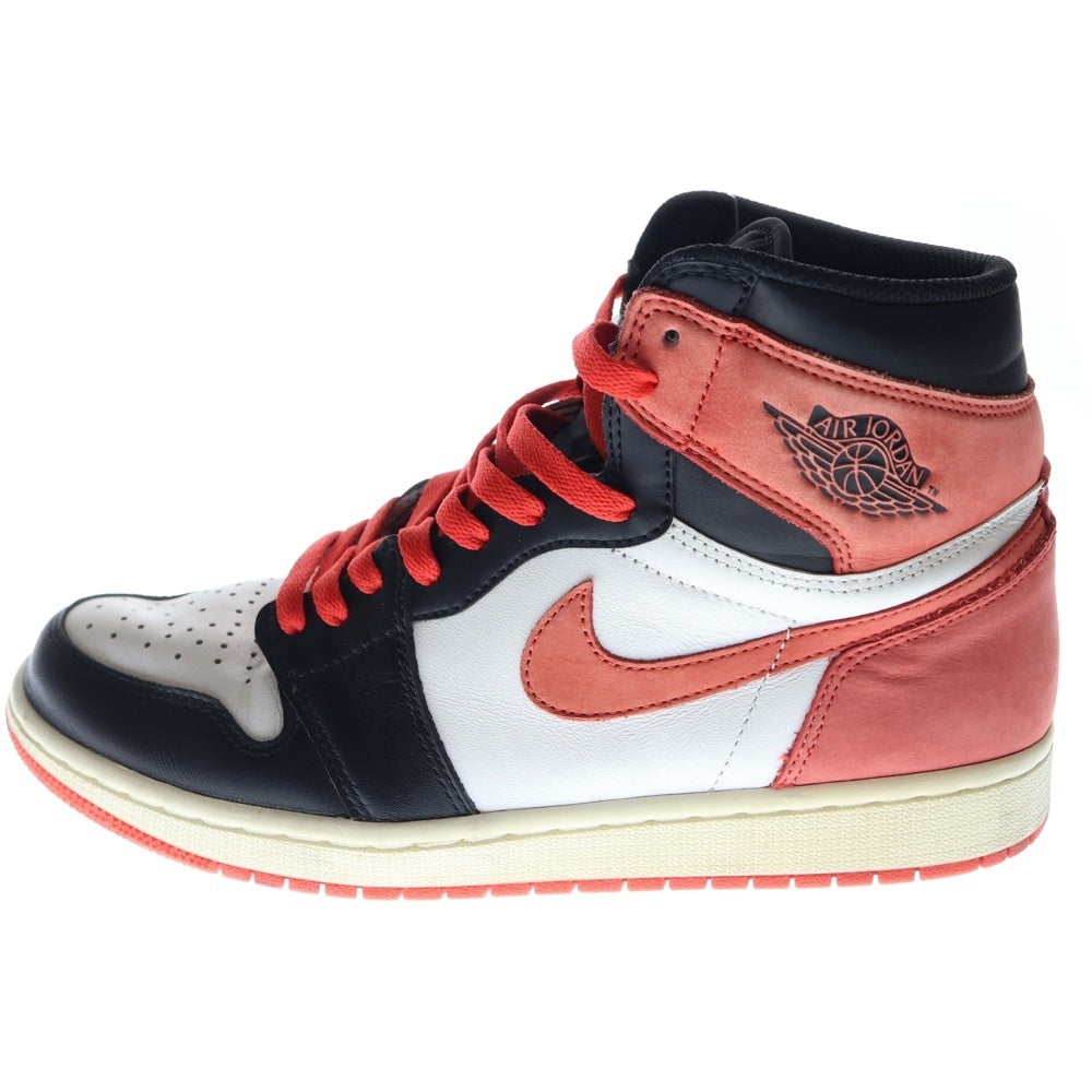 NIKE(ナイキ) AIR JORDAN 1 RETRO HIGH TRACK RED エアジョーダン1 トラック ハイカットスニーカー レッド/ブラック/ホワイト US10/28cm 555088-112