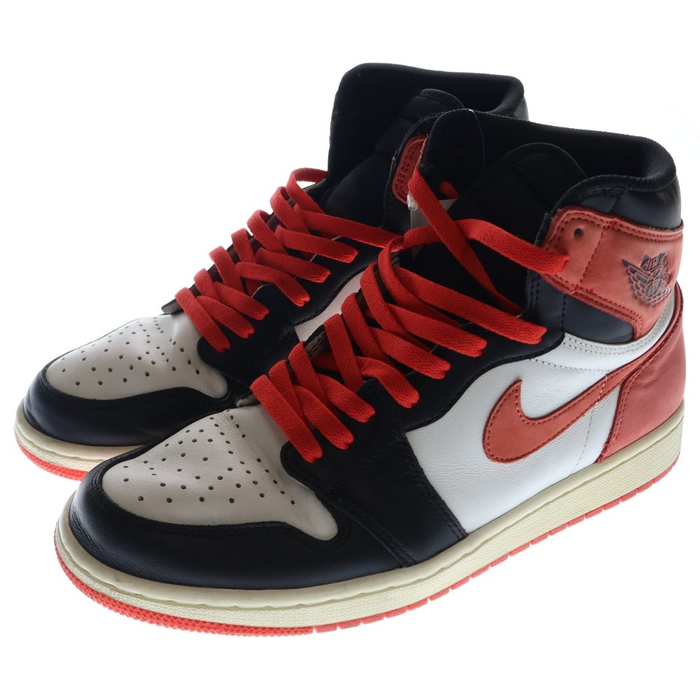 NIKE(ナイキ) AIR JORDAN 1 RETRO HIGH TRACK RED エアジョーダン1 トラック ハイカットスニーカー レッド/ブラック/ホワイト US10/28cm 555088-112