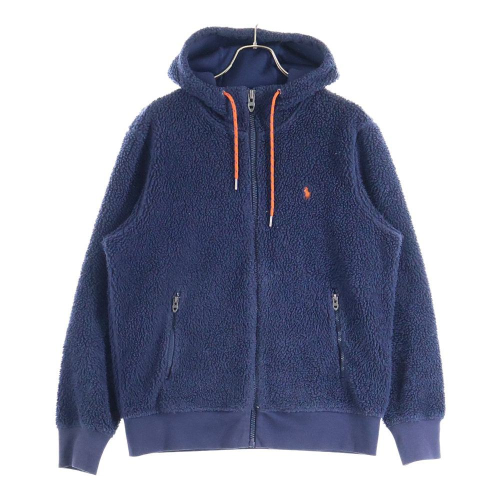 POLO RALPH LAUREN(ポロラルフローレン) ポニー刺繍 ボア フリースジャケット ネイビー 710814352001
