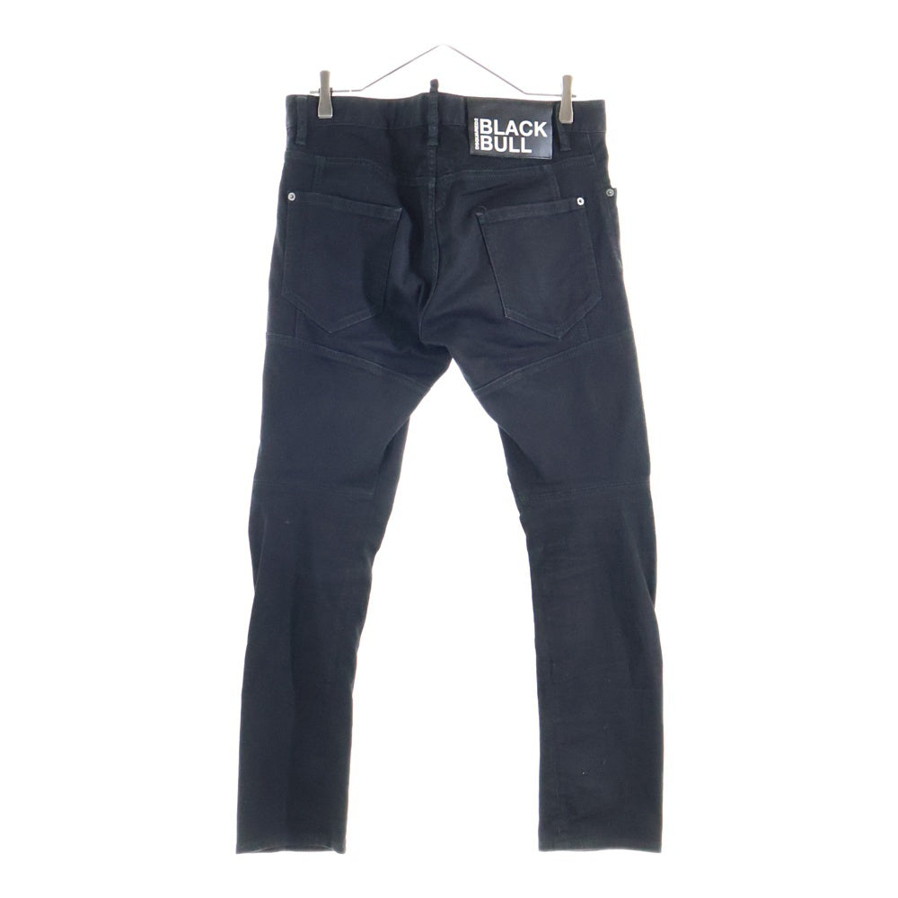 DSQUARED2(ディースクエアード) ブラックブル タイディバイカージーンズ スキニーパンツ ブラック S74LB1308 S30730