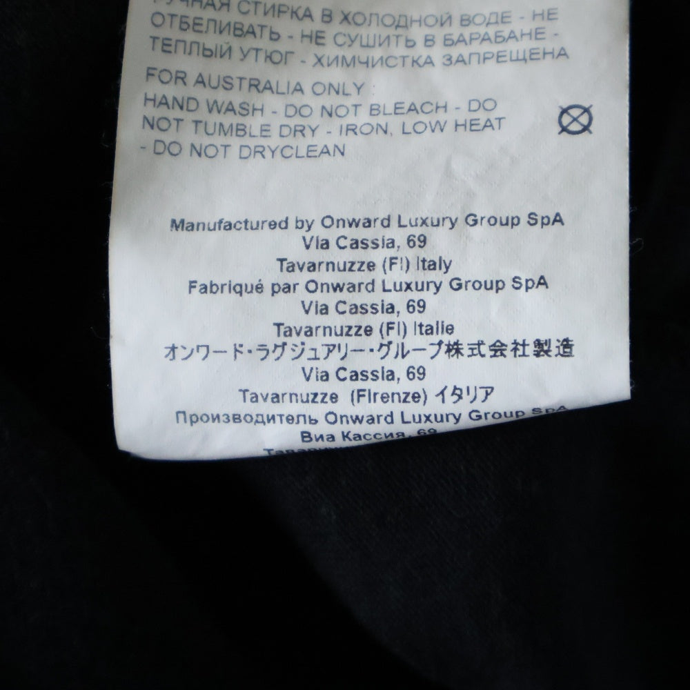 OAMC(オーエーエムシー) フロントロゴプリント クルーネック 半袖Tシャツ ブラック OAMS709367