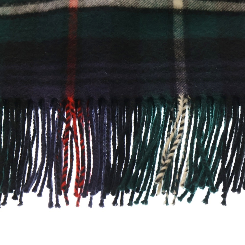 Johnstons Of Elgin(ジョンストンズ オブ エルガン) カシミア チェック柄 マフラー ストール マルチカラー