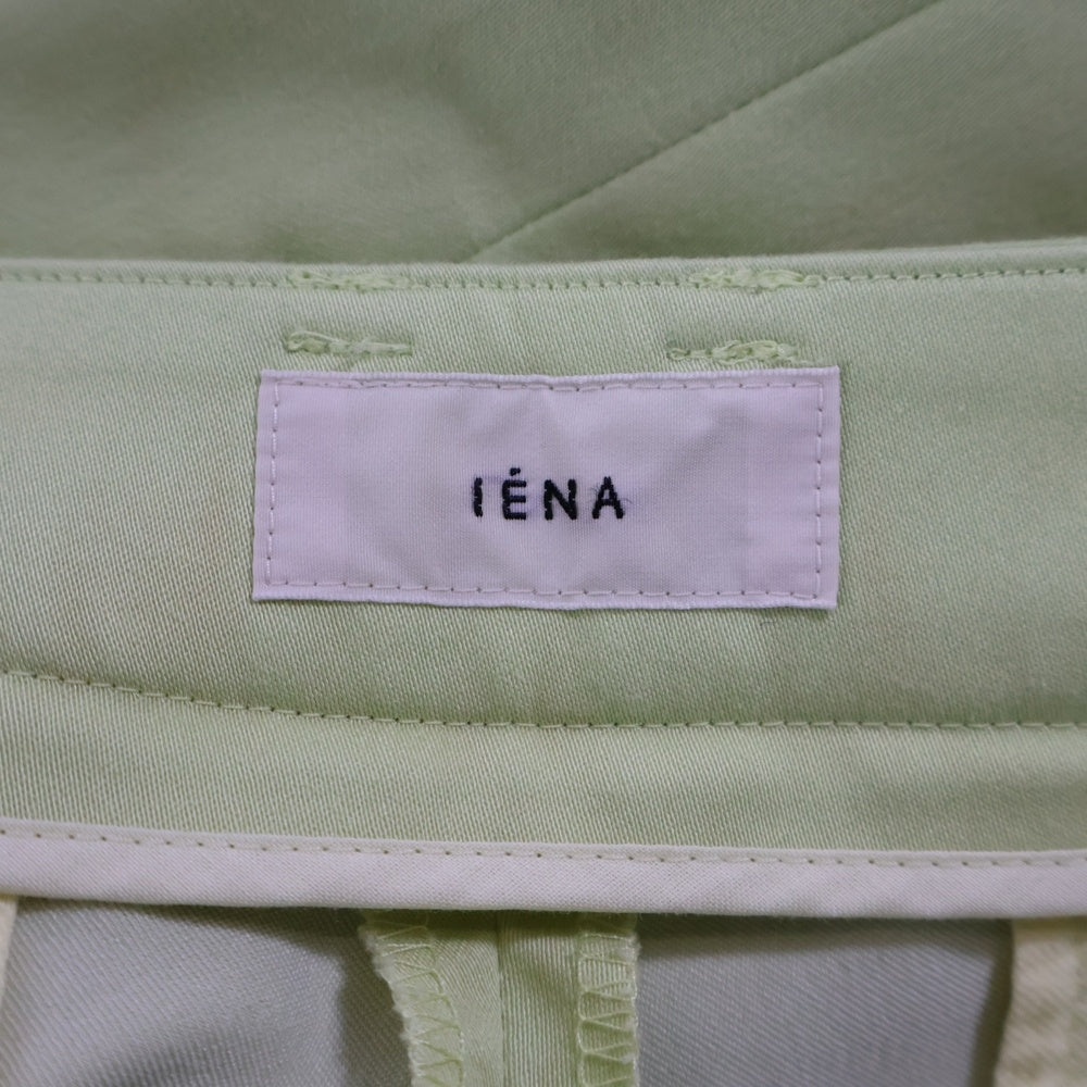 IENA(イエナ) スラックスパンツ レディース グリーン 22-030-900-2070-1-0