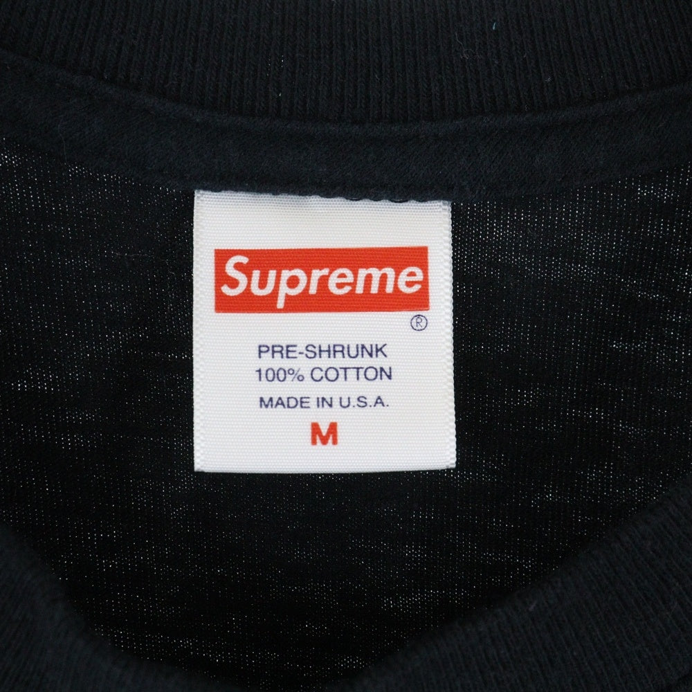 SUPREME(シュプリーム) 21SS Buthole Surfers Psychic Tee フリントプリント クルーネック 半袖Tシャツ ブラック