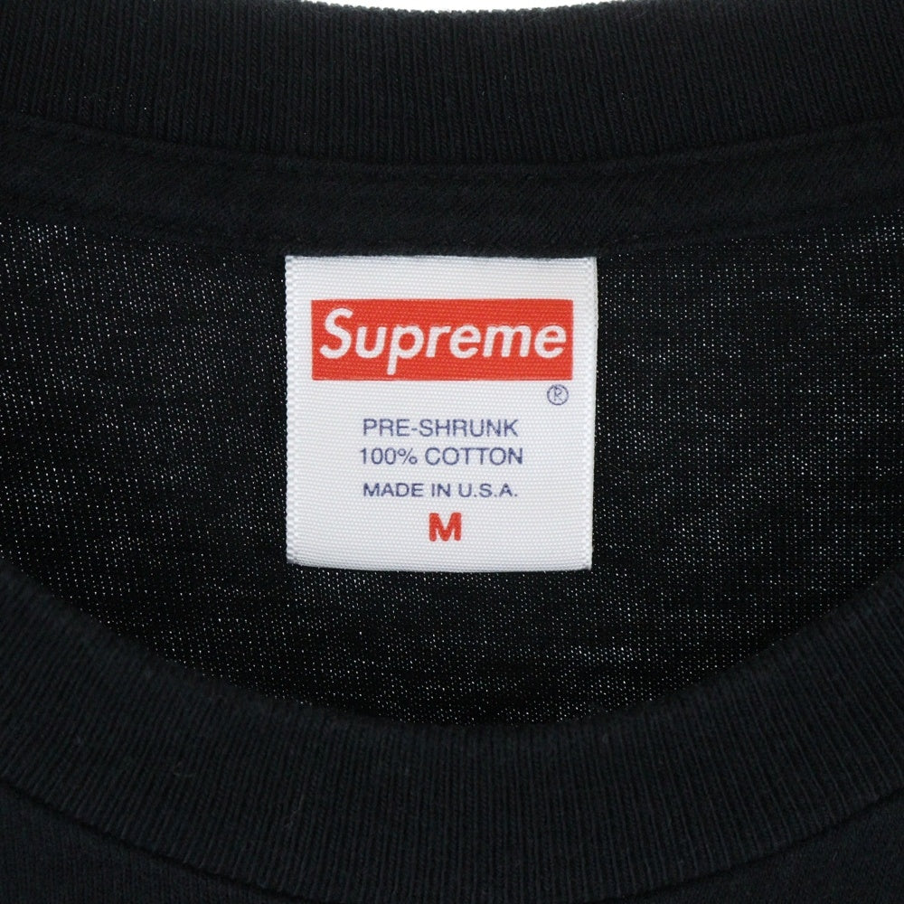 SUPREME(シュプリーム) 21SS Skeleton Tee フロントプリント クルーネック 半袖Tシャツ ブラック