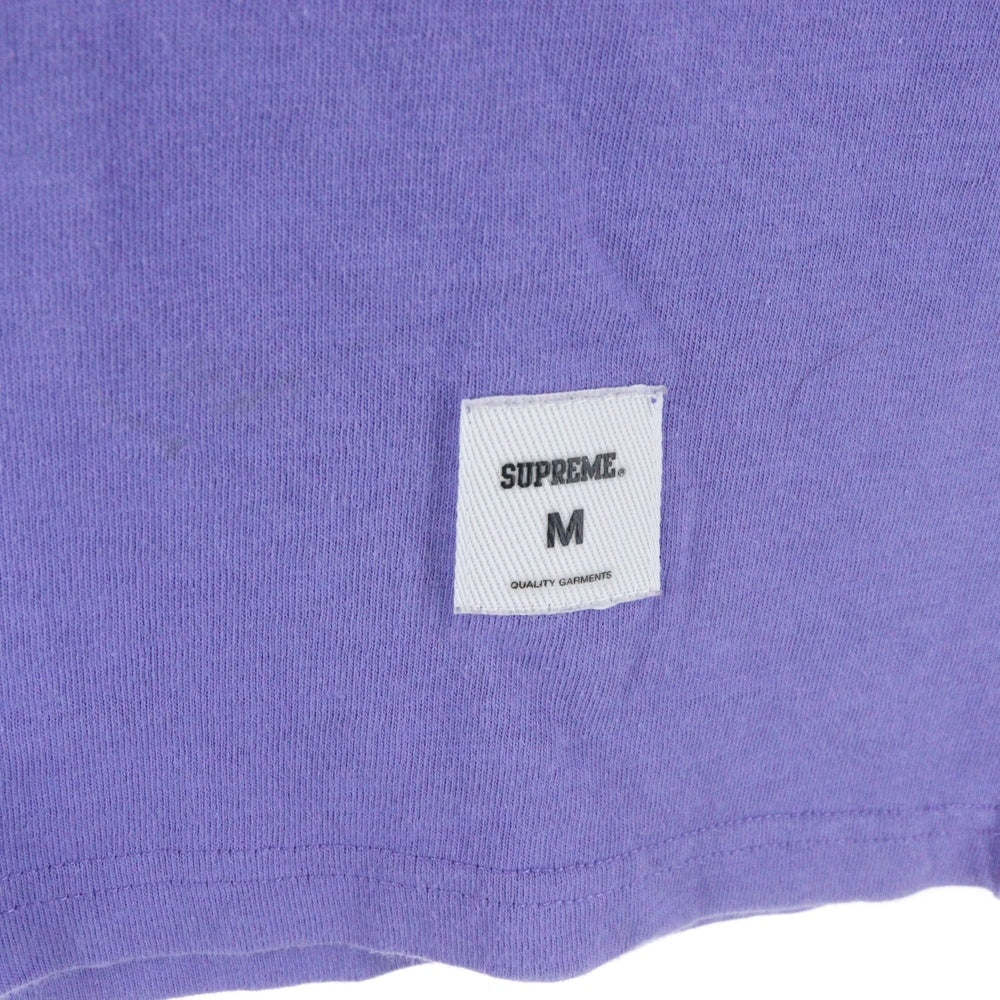 SUPREME(シュプリーム) 21SS Skull S/S Tee フロントスカルプリント クルーネック 半袖Tシャツ パープル