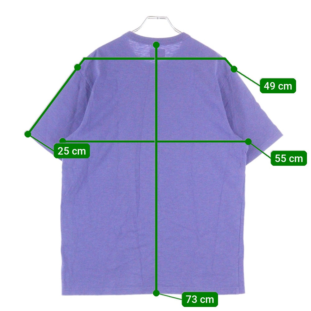 SUPREME(シュプリーム) 21SS Skull S/S Tee フロントスカルプリント クルーネック 半袖Tシャツ パープル