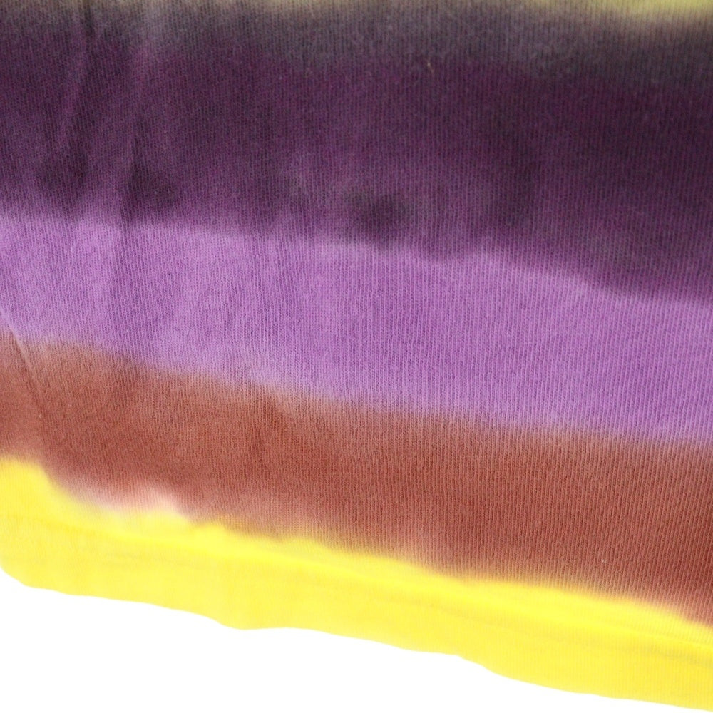 SUPREME(シュプリーム) 23AW Dyed Stripe S/S Tee タイダイ柄 ロゴ刺繍 クルーネック 半袖Tシャツ マルチカラー