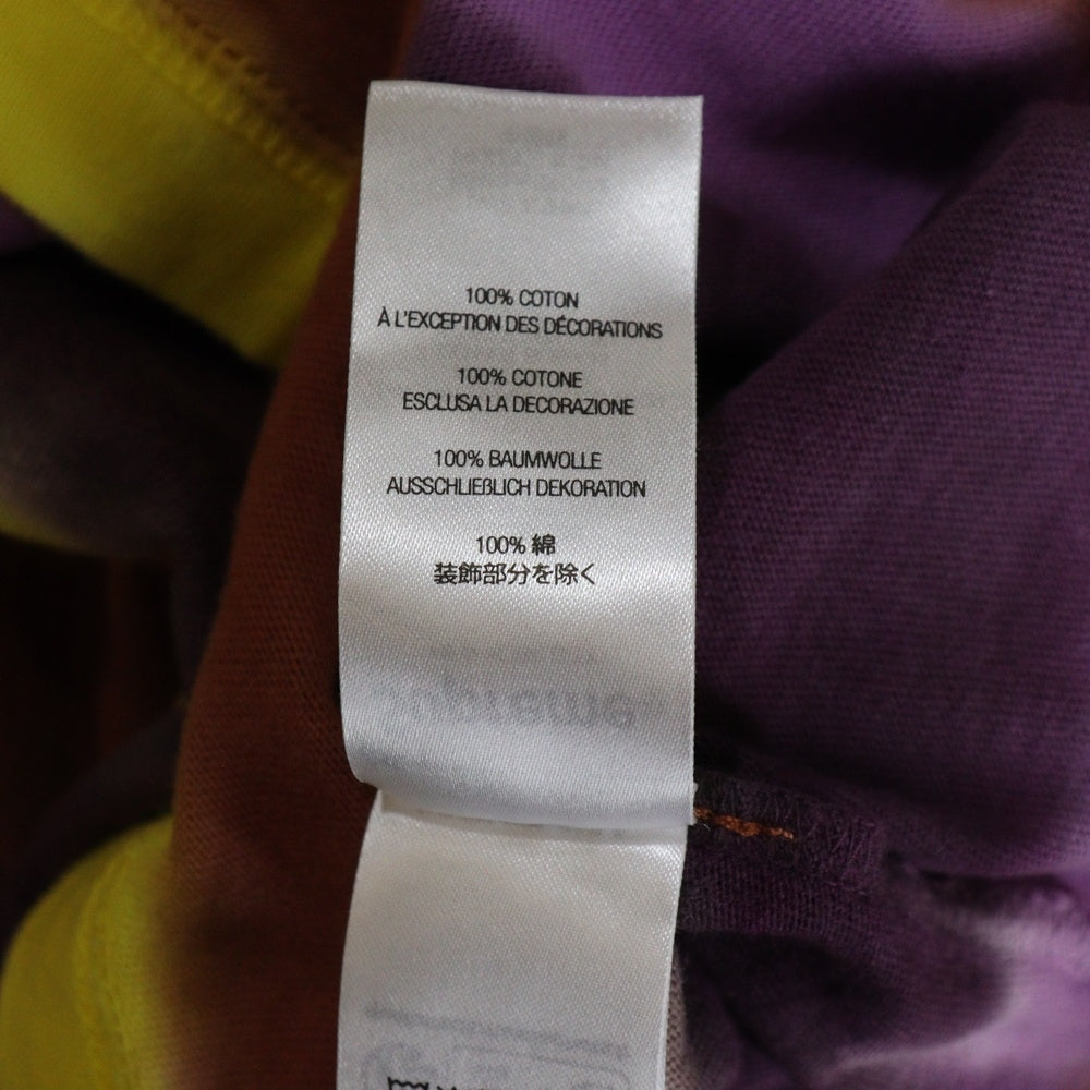 SUPREME(シュプリーム) 23AW Dyed Stripe S/S Tee タイダイ柄 ロゴ刺繍 クルーネック 半袖Tシャツ マルチカラー