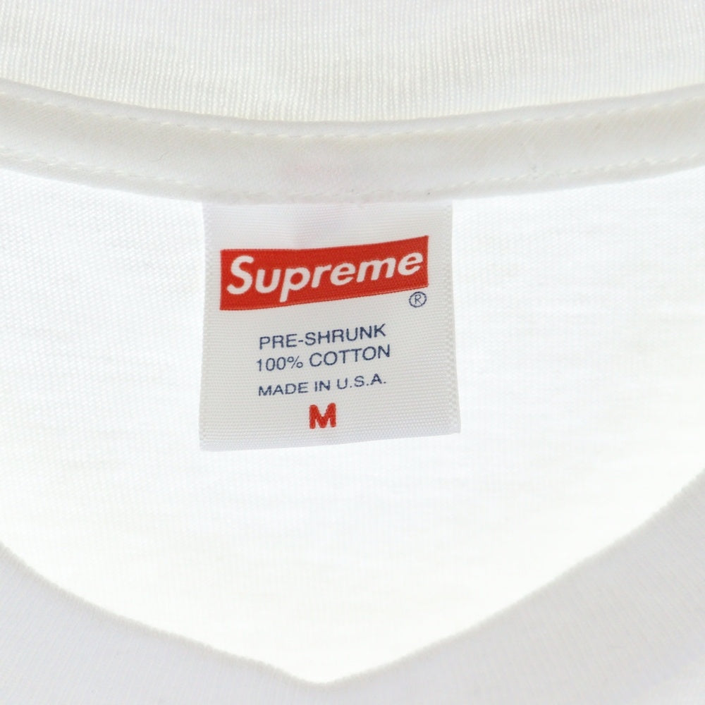 SUPREME(シュプリーム) 21SS Augustus Pablo Tee フリントプリント クルーネック 半袖Tシャツ ホワイト