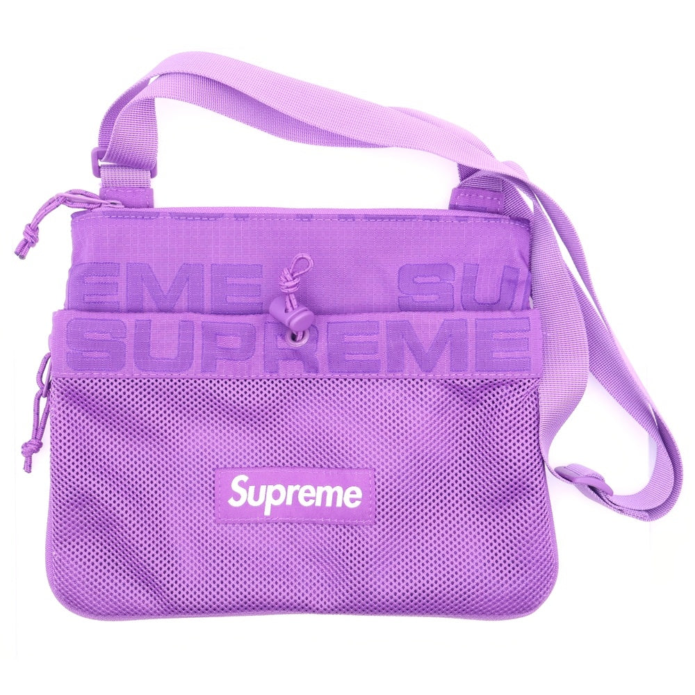 SUPREME(シュプリーム) 21AW Side Bag ボックスロゴ サコッシュ ショルダーバッグ パープル