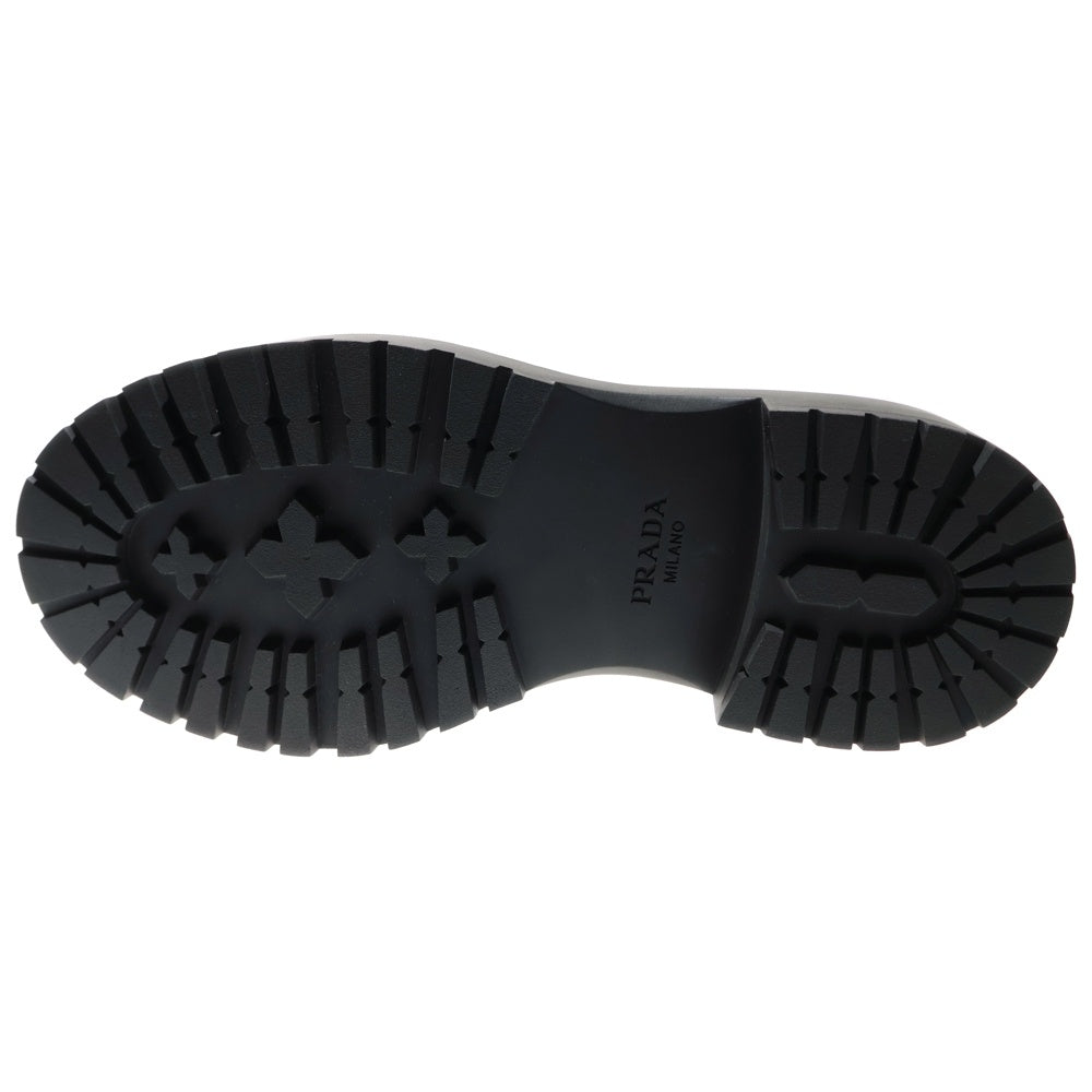 PRADA(プラダ) トライアングルロゴ オックスフォードレザーローファー ブラウン 2DE148