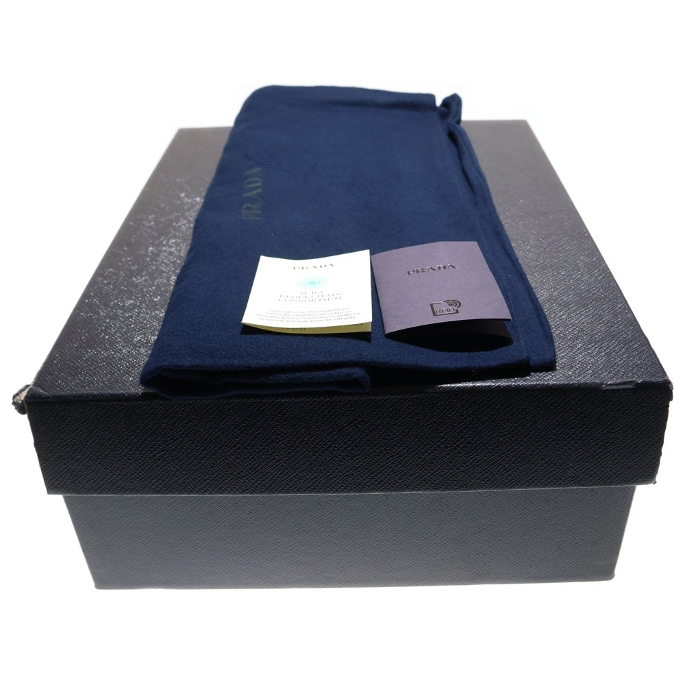 PRADA(プラダ) トライアングルロゴ オックスフォードレザーローファー ブラウン 2DE148