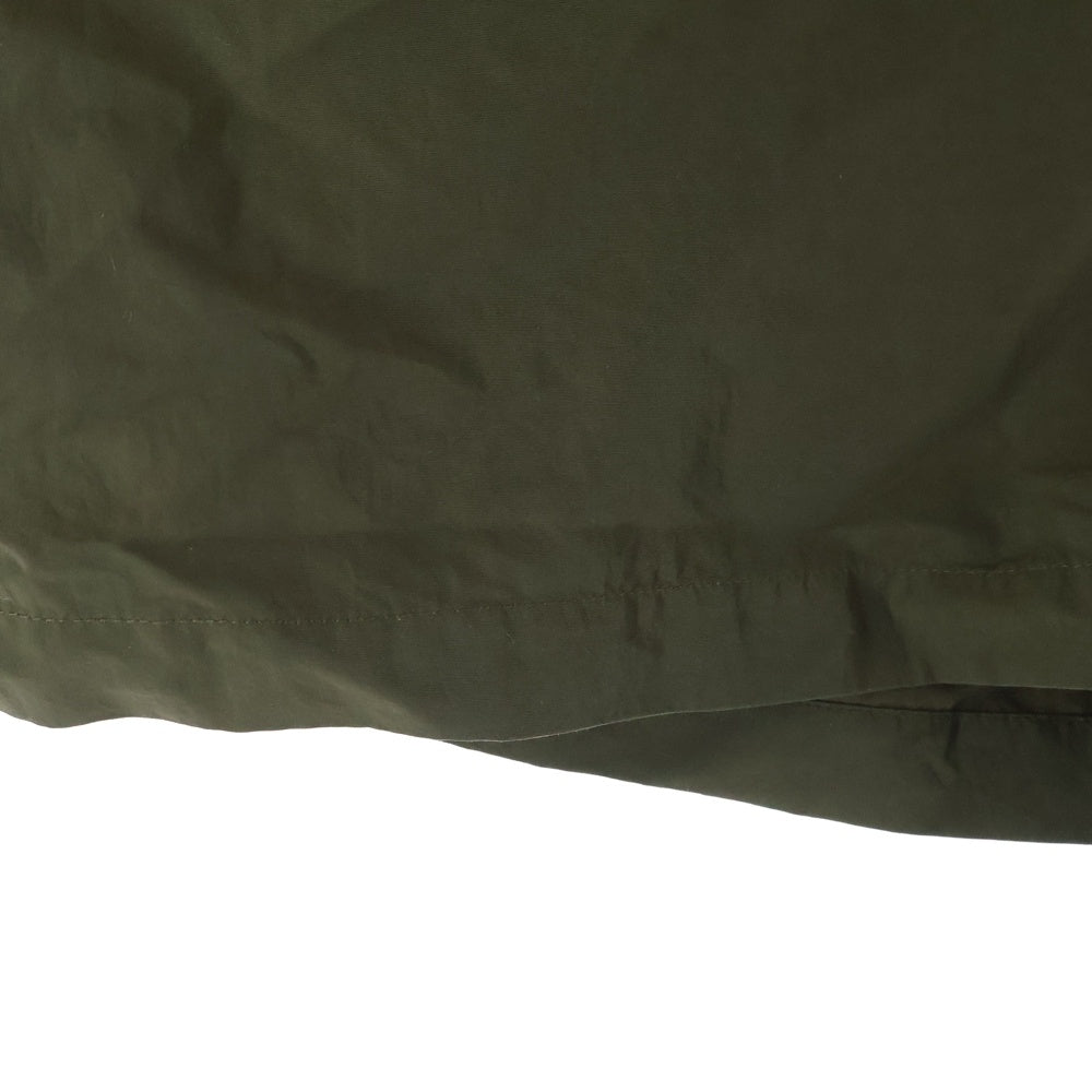 The Ennoy Professional(エンノイプロフェッショナル) 21SS Nylon Shorts エンブロイダリーロゴ ナイロンショーツ ハーフパンツ カーキ SS21BRENPT06LV