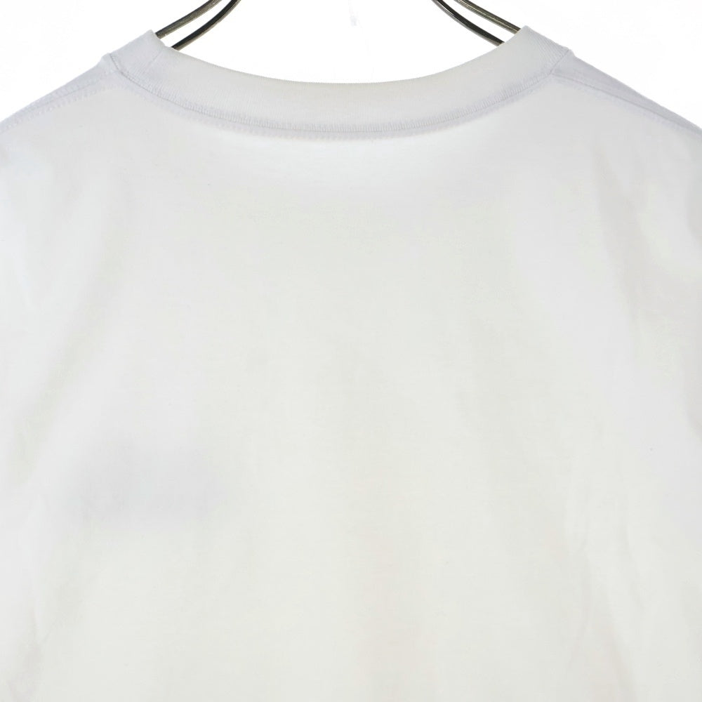 The Ennoy Professional(エンノイプロフェッショナル) 21SS エンブロイダリーロゴ クルーネック半袖Tシャツ カットソー ホワイト SS21BRENCT02NTL