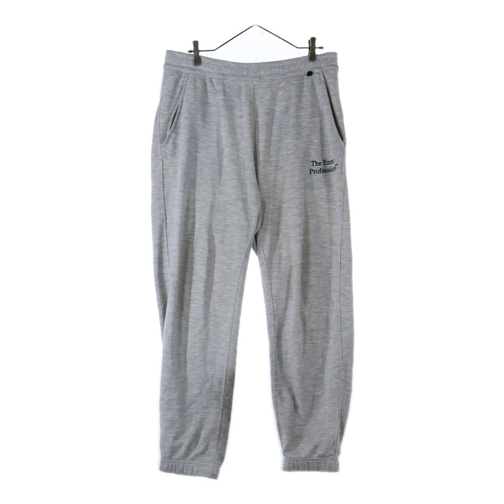 The Ennoy Professional(エンノイプロフェッショナル) 21SS エンブロイダリーロゴ スウェットパンツ グレー SS21BRENPT07NTL