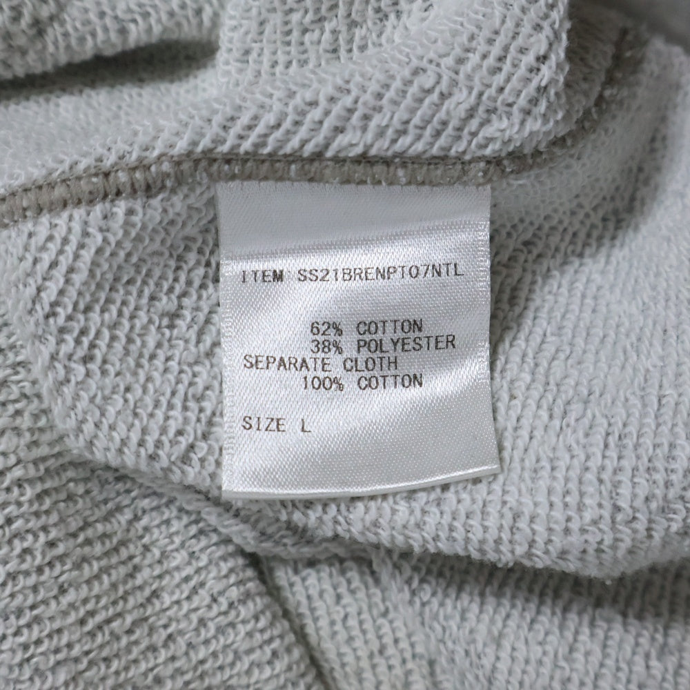 The Ennoy Professional(エンノイプロフェッショナル) 21SS エンブロイダリーロゴ スウェットパンツ グレー SS21BRENPT07NTL