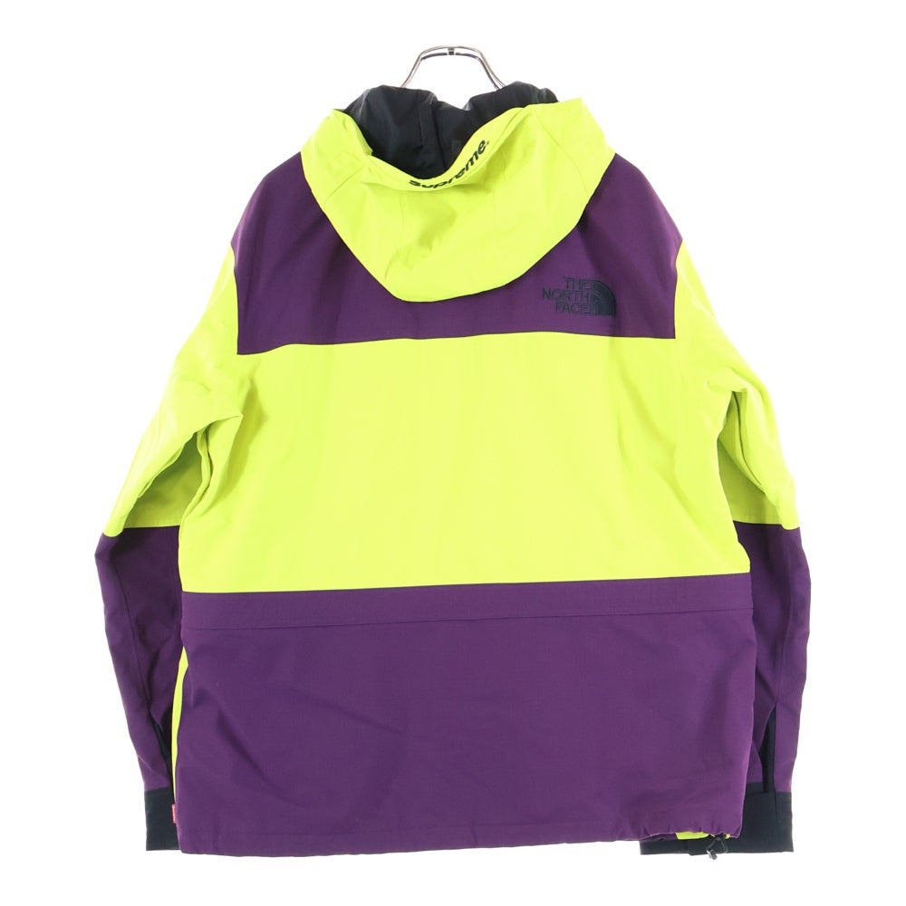 SUPREME(シュプリーム) 18AW × THE NORTH FACE Expedition Jacket GORE-TEX ザノースフェイス エクスペディション ジャケット ゴアテックス イエロー/パープル NP61810I