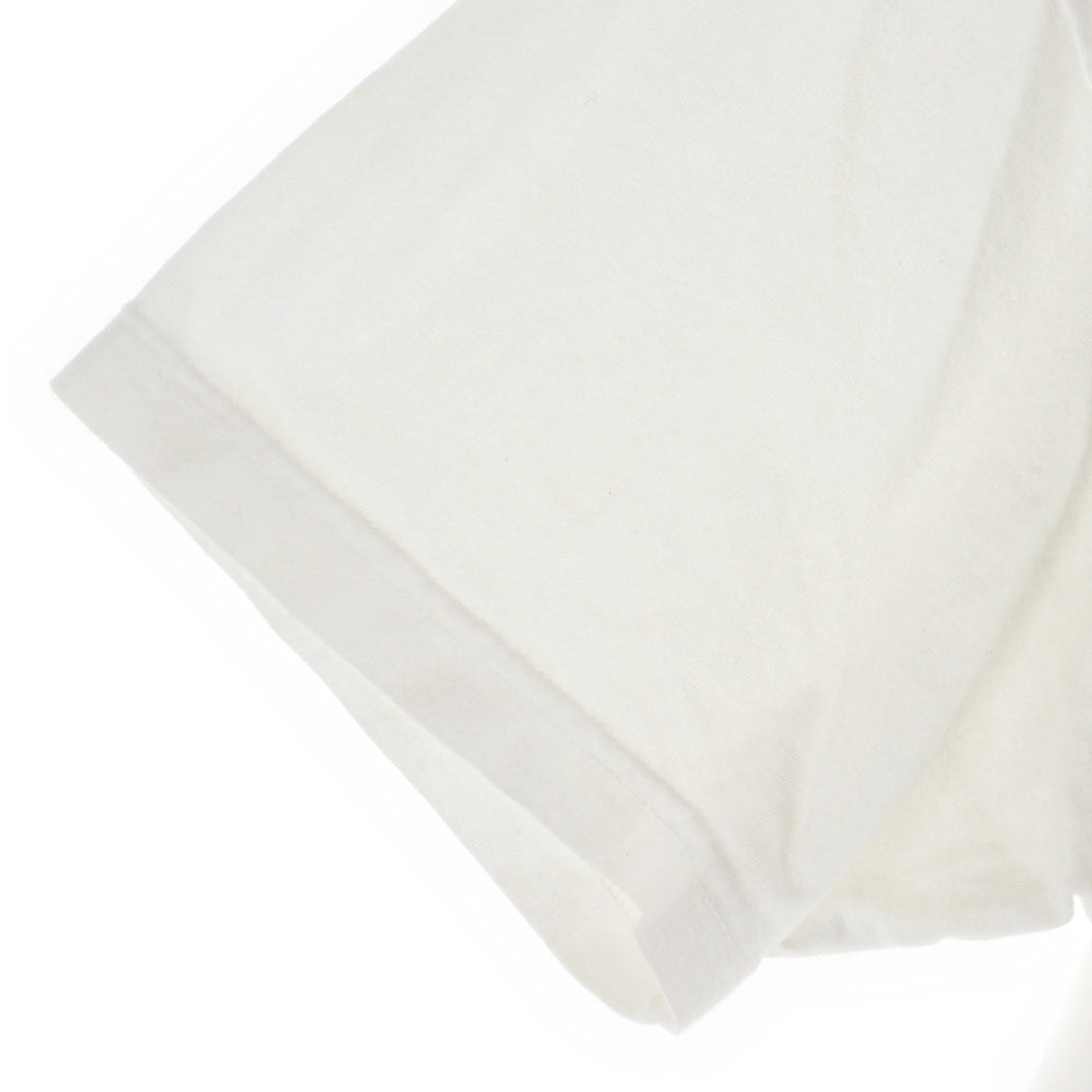 CHROME HEARTS(クロムハーツ) バックスクロールラベルプリント クルーネック半袖Tシャツカットソー ホワイト