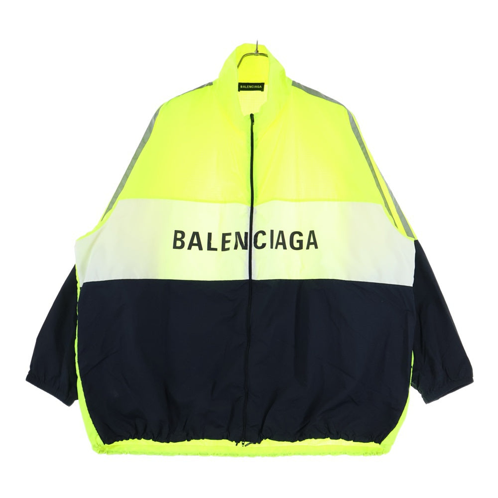 BALENCIAGA(バレンシアガ) ロゴプリント ジップアップトラックブルゾン