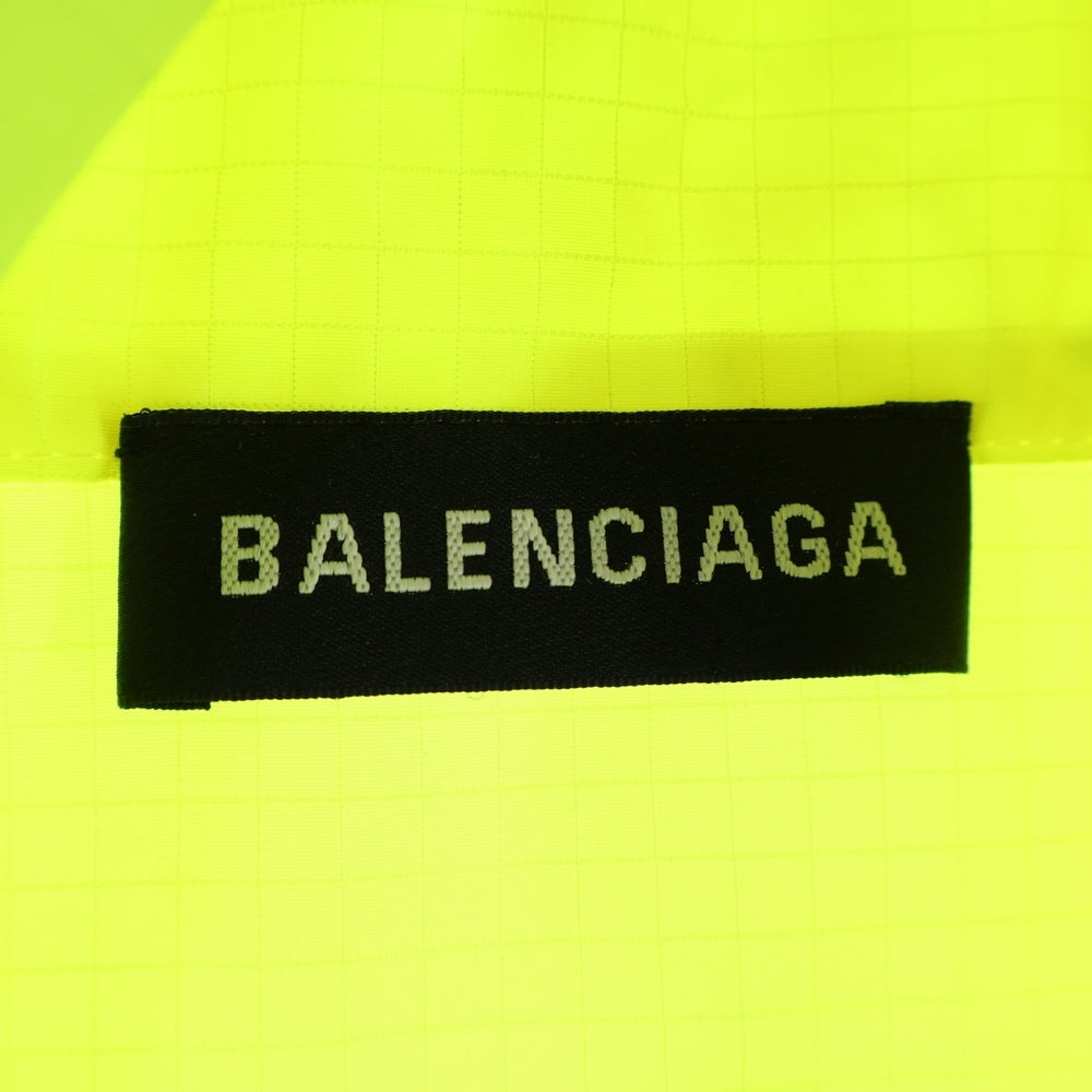 BALENCIAGA(バレンシアガ) ロゴプリント ジップアップトラックブルゾンジャケット イエロー/ホワイト/ブラック 508903 TXD12