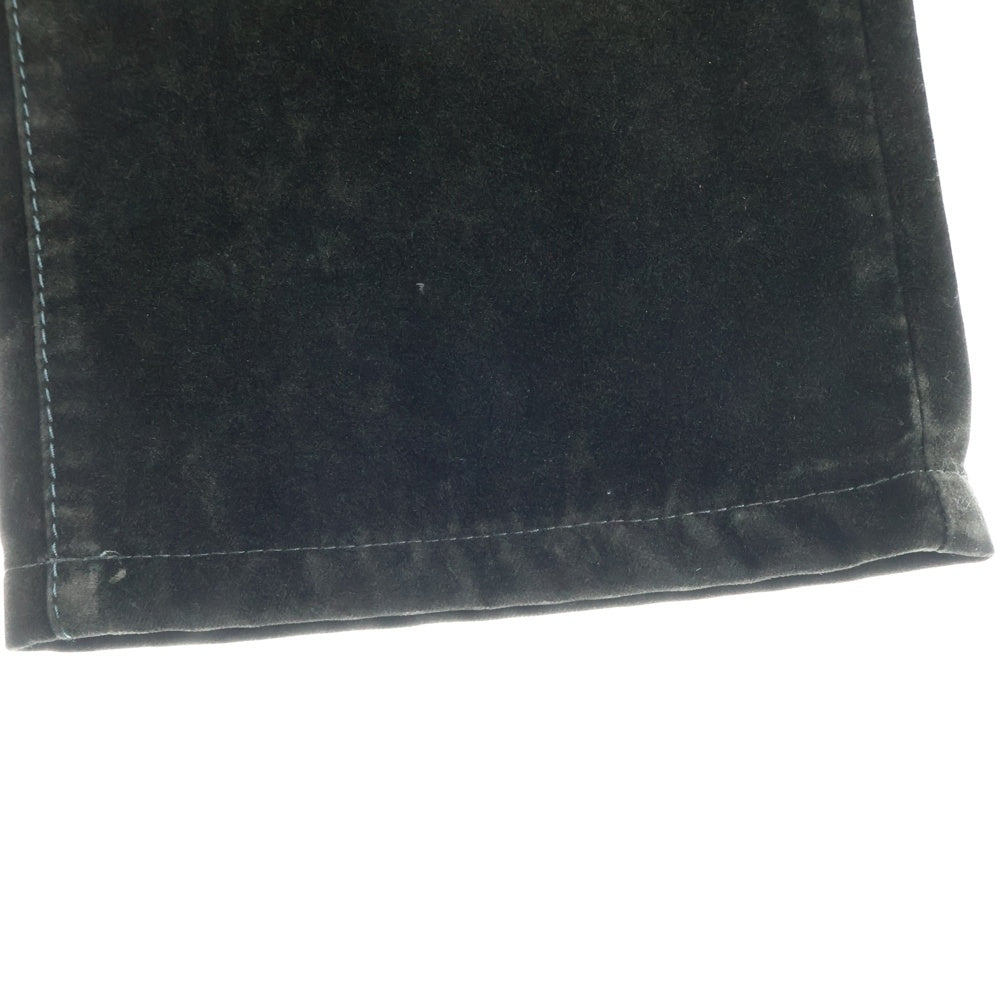 GIORGIO ARMANI(ジョルジオアルマーニ) ストレートベロアパンツ カーキ