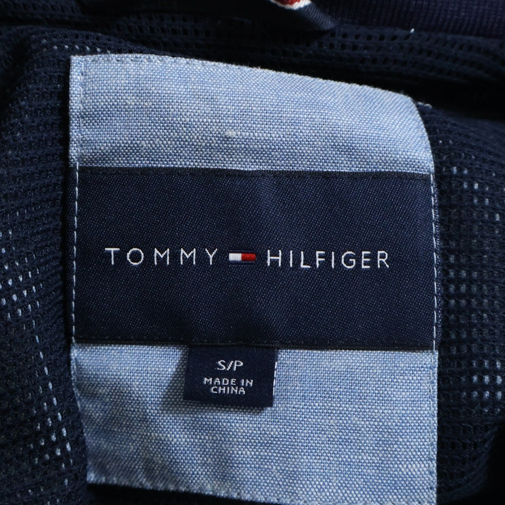 TOMMY HILFIGER(トミーヒルフィガー) アームロゴ刺繍 ジップアップジャケット インディゴ