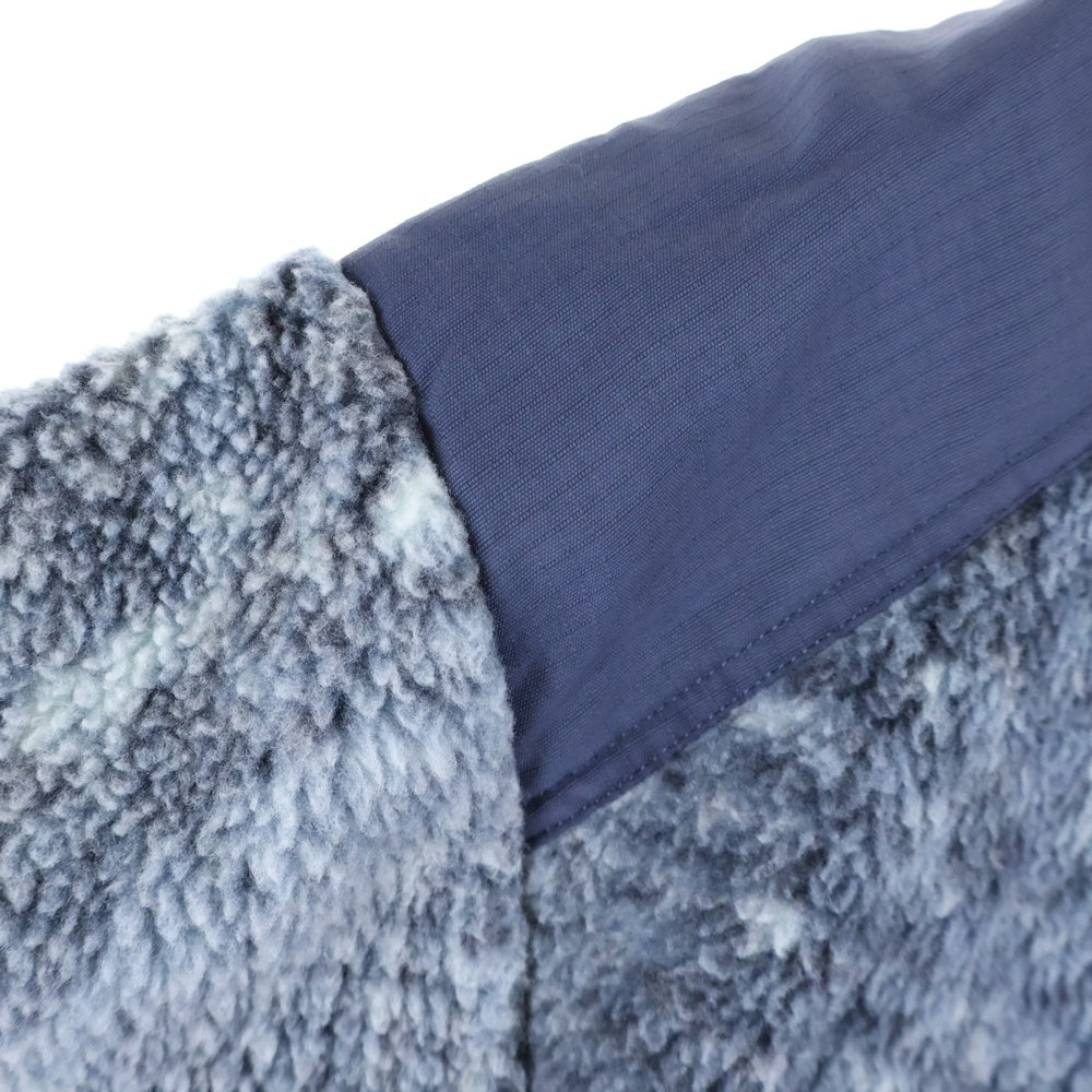 SUPREME(シュプリーム) 22AW ×NIKE ACG スネーク柄 フリースボア プルオーバージャケット ライトブルー